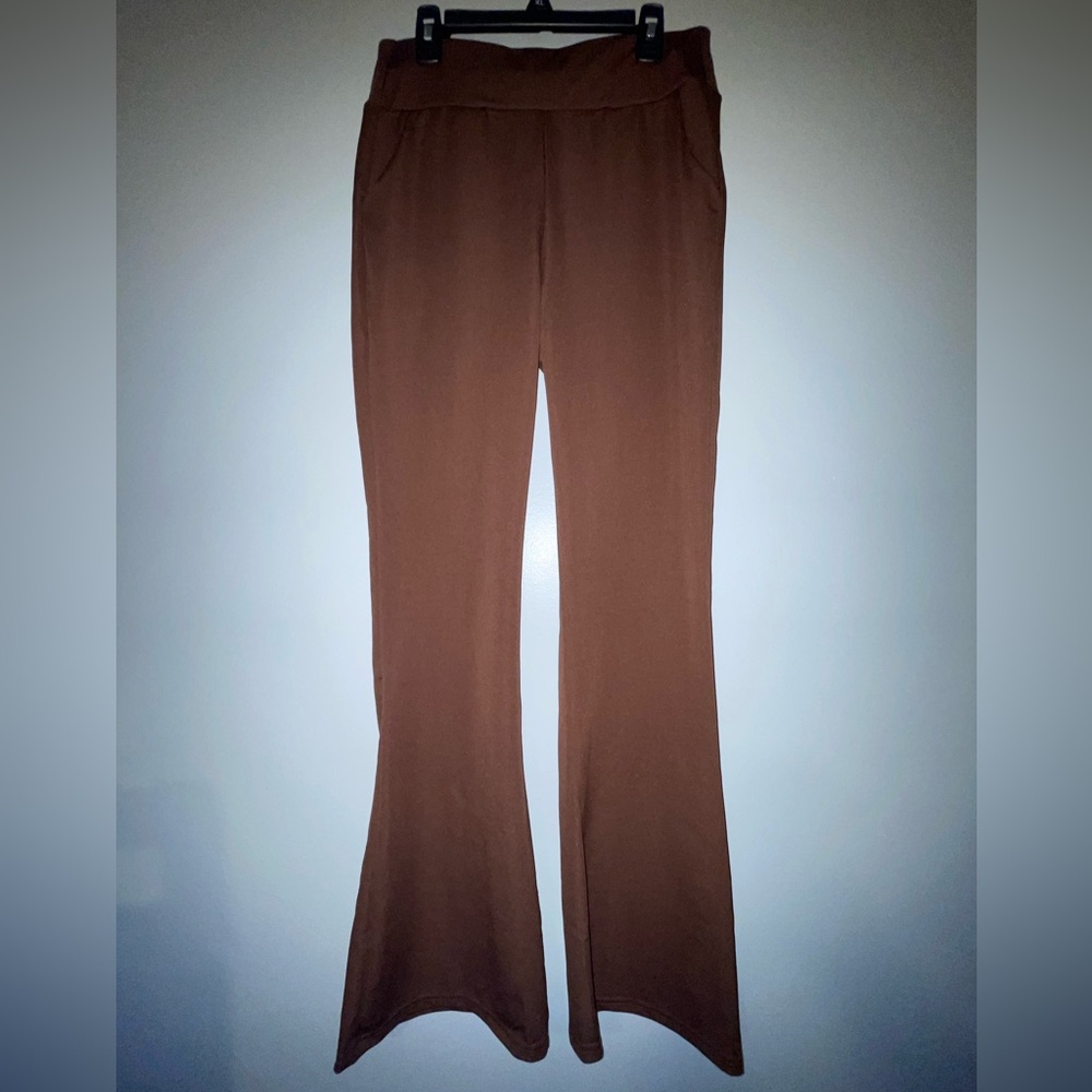 🐎Amazon Brown Flare Women's Pants